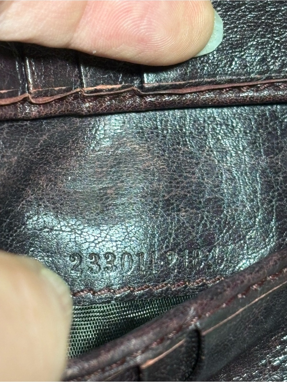 Authentic Gucci Brown Leather Bi-Fold Wallet Vintage - Picture 14 of 15
